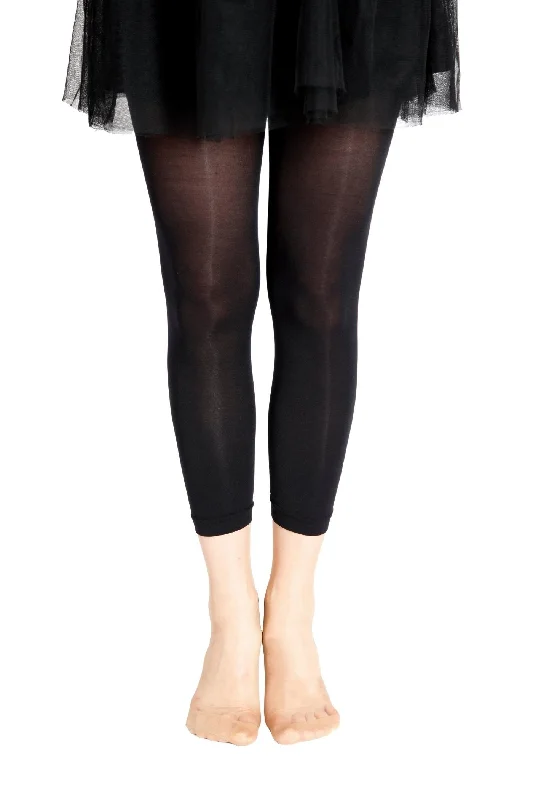 ECOCARE 80 DEN black leggings for women Chic Velvet Soft Leggings