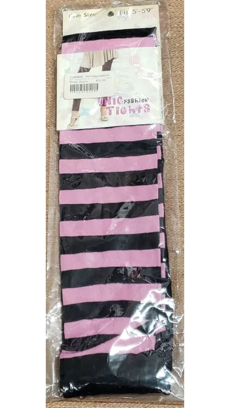 Elliana -- Women's Cotton Fashion Capri Leggings -- Hot Pink/Black Stripe Comfortable Lounge Leggings Elliana -- Women's Cotton Fashion Capri Leggings -- Hot Pink/Black Stripe Comfortable Lounge Leggings