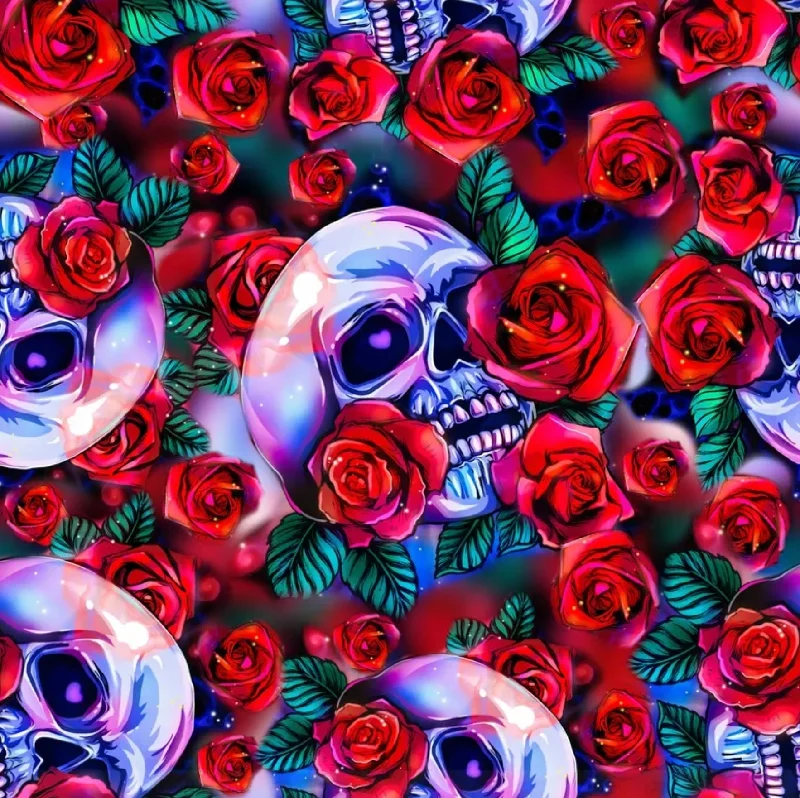 SKULLS&ROSES - Please choose your required size.