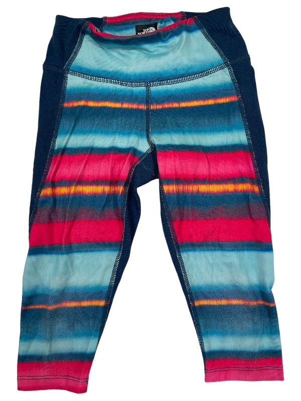 Girls Multi Colored Crop Leggings