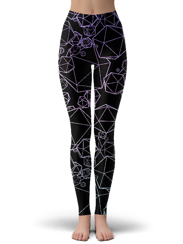 Icosahedron Madness Cold Leggings Trendy Polka Dot Leggings