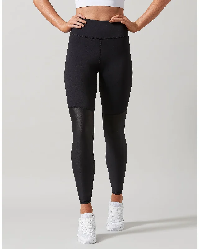 Lilybod Marina-2X Legging - Black Trendy Cold Weather Tights