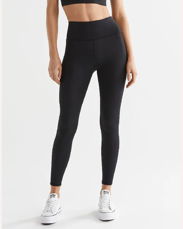 Lilybod Zoe Air-Core Dual Pocket Full Length Legging - Black Trendy Activewear Leggings Lilybod Zoe Air-Core Dual Pocket Full Length Legging - Black Trendy Activewear Leggings
