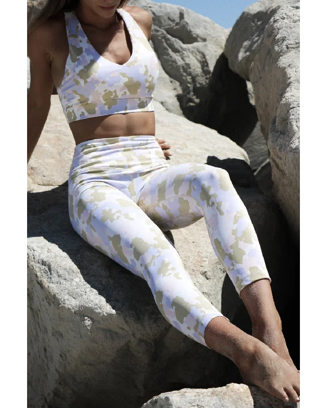 L'urv Survivor 3/4 Legging - Pearl Elegant Embellished Leggings
