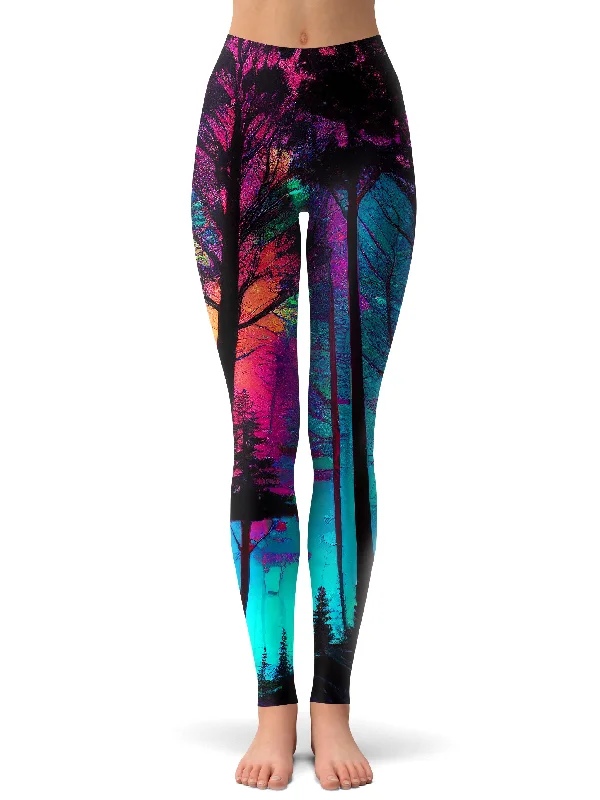 Psilo Woods Leggings Cozy Yoga Compression Leggings