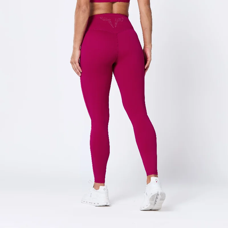 Run The City Leggings 27" 2.0 - Cerise