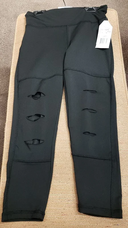 Story -- Women's Poly Fashion Leggings with Cutouts -- Black Cozy Oversized Leggings Story -- Women's Poly Fashion Leggings with Cutouts -- Black Cozy Oversized Leggings