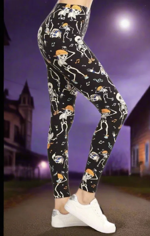 Womens Halloween Skeleton Pirate Leggings, Adult Pirate Costumer, Soft Yoga Pants, Sizes 0-20, Yoga Waist, Black/Orange Chic Velvet Soft Leggings Womens Halloween Skeleton Pirate Leggings, Adult Pirate Costumer, Soft Yoga Pants, Sizes 0-20, Yoga Waist, Black/Orange Chic Velvet Soft Leggings