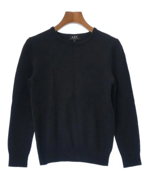 A.P.C. Sweaters Ribbed Striped Patterned