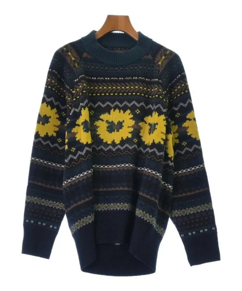 sacai Sweaters Cotton Fabric Linen Fabric Terry Fabric