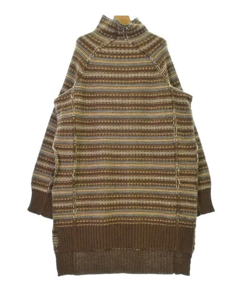 MM6 Sweaters Real Fur Shearling Chenille