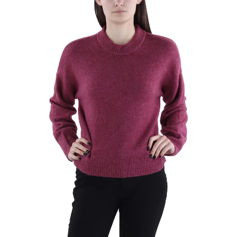 Abercrombie & Fitch Womens Heathered Mock Neck Pullover Sweater