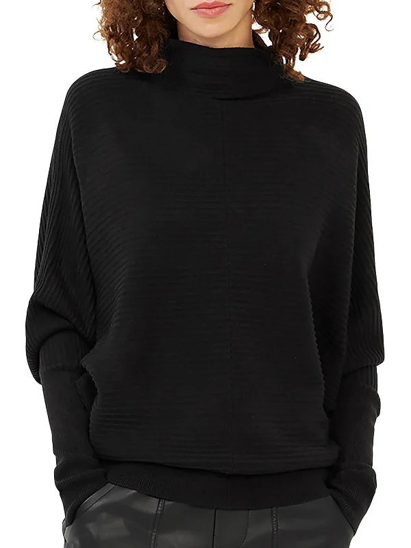 Babyo Womens Ribbed Winter Poncho Sweater Layered Multi-layer Single Layer