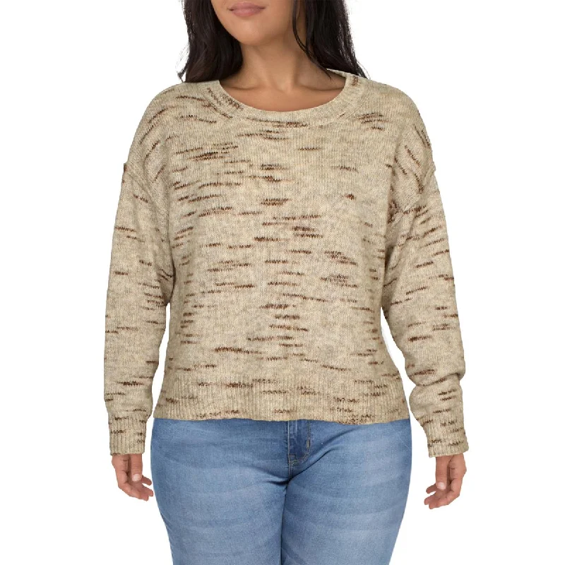 Max Studio Womens Knit Cozy Crewneck Sweater Elegant Classic Vintage