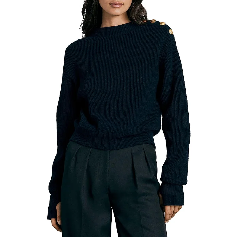 Rag & Bone Womens Ribbed Crewneck Pullover Sweater