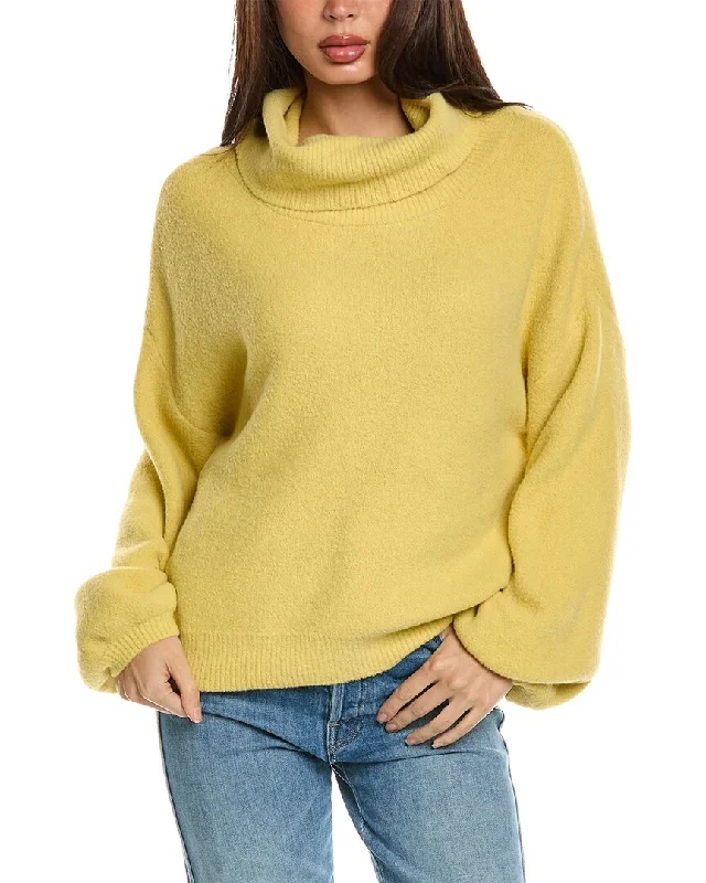 Rain + Rose Cowl Sweater Machine Wash Dry Clean Hand Wash