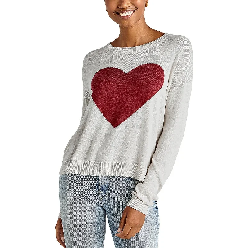 Splendid Womens Avery Ribbed Trim Long Sleeve Crewneck Sweater Cable Knit Ribbed Knit Lace Knit Splendid Womens Avery Ribbed Trim Long Sleeve Crewneck Sweater Cable Knit Ribbed Knit Lace Knit