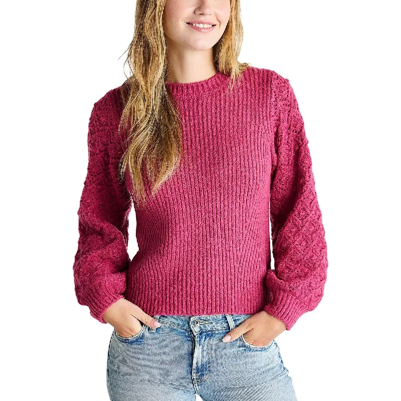Splendid Womens Connie Open Stitch Long Sleeve Crewneck Sweater Turtle Neck Boat Neck Asymmetrical Neck Splendid Womens Connie Open Stitch Long Sleeve Crewneck Sweater Turtle Neck Boat Neck Asymmetrical Neck