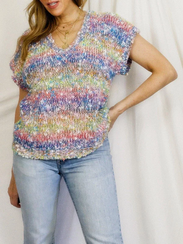 Vintage Pastel Rainbow Sweater Rayon Fabric Velvet Fabric Corduroy Fabric