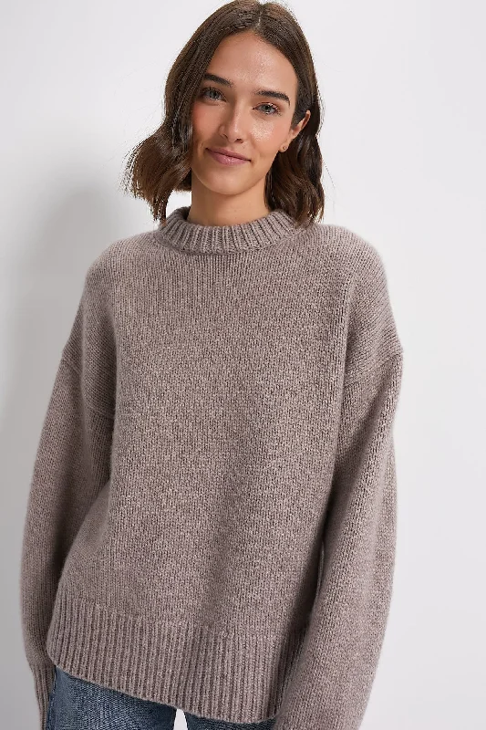 Wheat Genevieve Cashmere Blend Crewneck Sweater