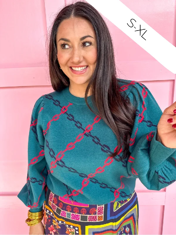 Where You See Fit Sweater - Teal