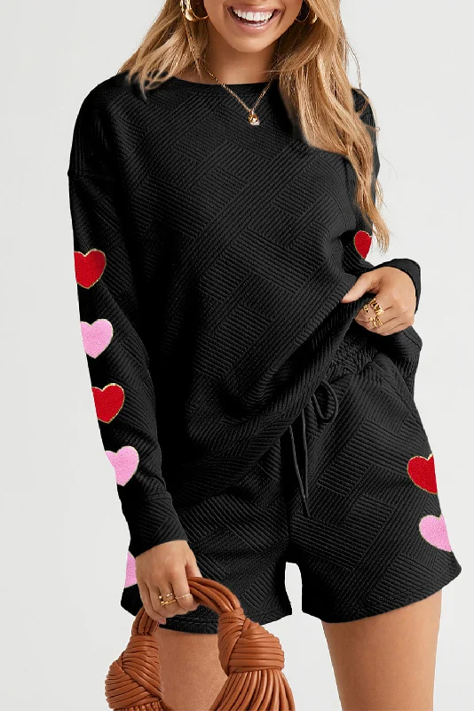 Cozy Round Neck Faux Fur Long Sleeve Sweater Plaid Sweater Polka Dot Checkered