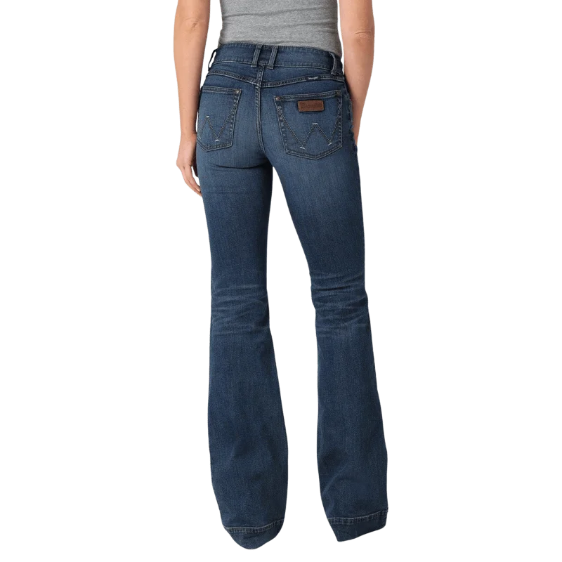 Wrangler Women's Retro Mae Mid Rise Wide Leg Jeans 2328737 Stylish Stone-Wash Denim Jeans Wrangler Women's Retro Mae Mid Rise Wide Leg Jeans 2328737 Stylish Stone-Wash Denim Jeans