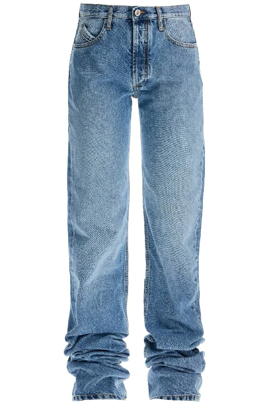 Extra Long Denim Jeans For Tall Individuals  - Blue Chic Ripped Jeans