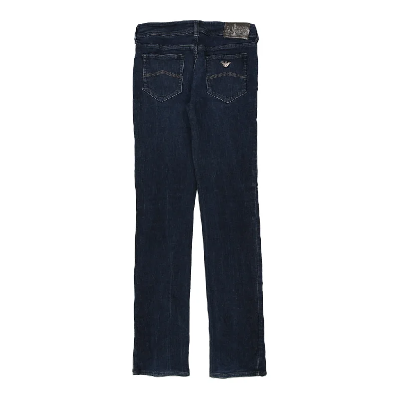 Armani Jeans Jeans - 29W UK 8 Blue Cotton Blend