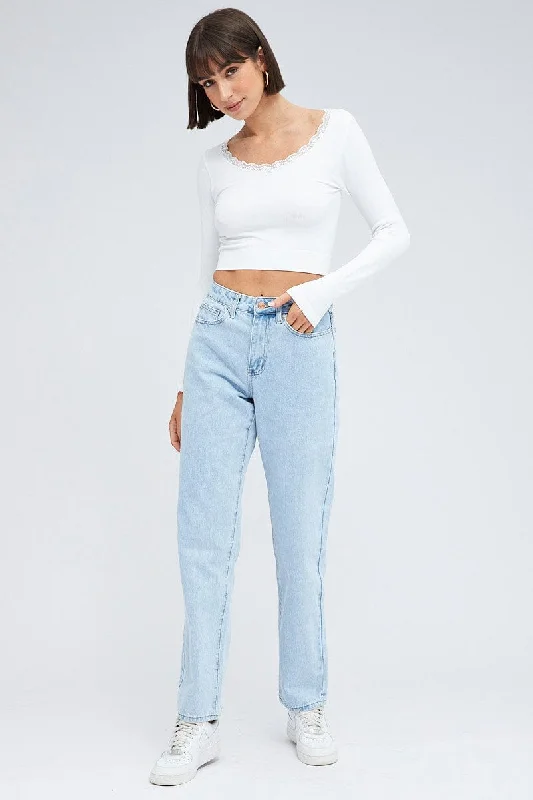 Denim Baggy Denim Jeans High rise