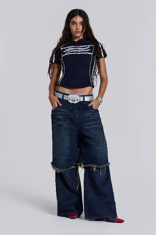 Evo Double Layered Jeans Casual Loose Fit Jeans