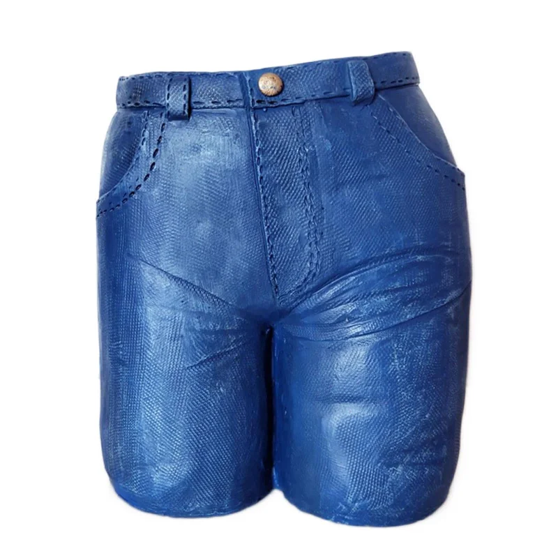 Maxbell Maxbell Jeans Shape Art Vase Sculpture Elegant Home Decor for Tabletop Shelf Cabinet dark blue Classic Blue Denim Jeans Maxbell Maxbell Jeans Shape Art Vase Sculpture Elegant Home Decor for Tabletop Shelf Cabinet dark blue Classic Blue Denim Jeans