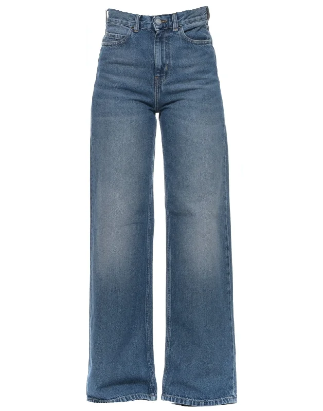 Jeans woman I030497 BLUE DARK CARHARTT WIP Elegant Skinny Leg Jeans