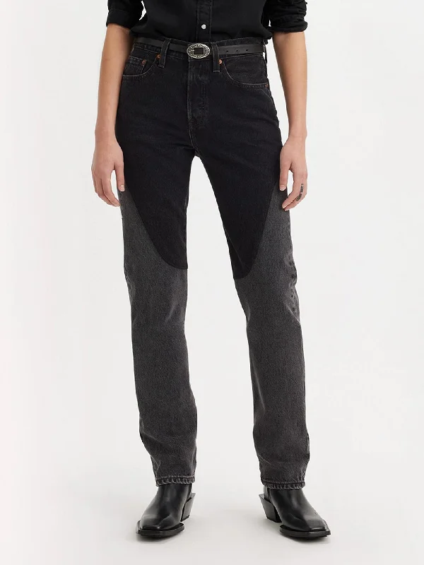 501 Original Chaps Off To The Ranch Jeans Stylish High-Rise Mom Jeans