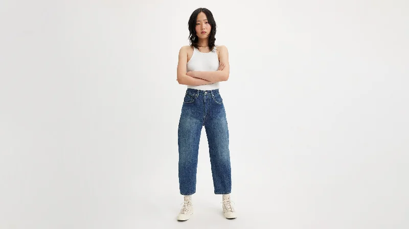 Levi's® Women's Made in Japan Barrel Jeans Stylish Cargo Style Jeans