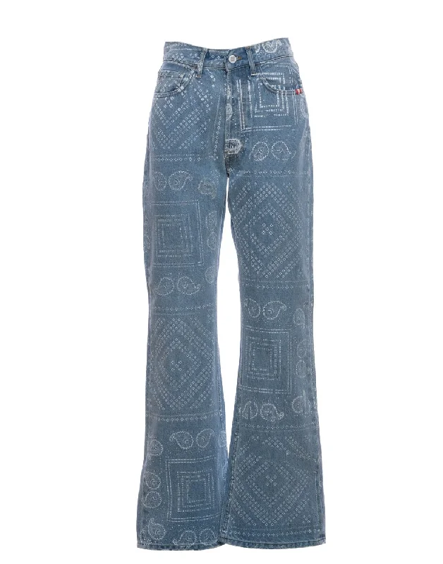 Jeans woman AMISH P22AMD007D469A018 999 Fashionable Relaxed Fit Denim