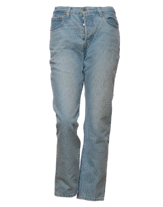 Jeans woman 36200 0124 OJAI LUXOR Levi's Comfortable Distressed Straight-Leg Jeans