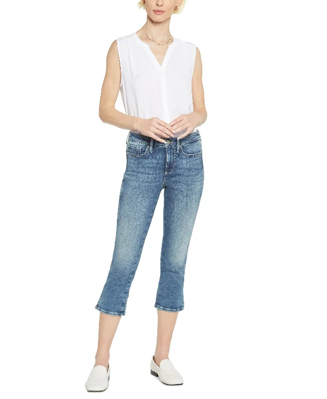 Nydj Skinny Capri Jeans Trendy Bootcut High-Waisted Jeans