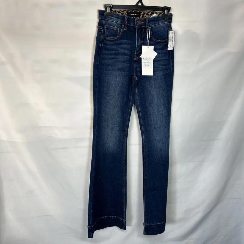 risen WOMEN'S JEANS Elegant Wide-Leg Jeans