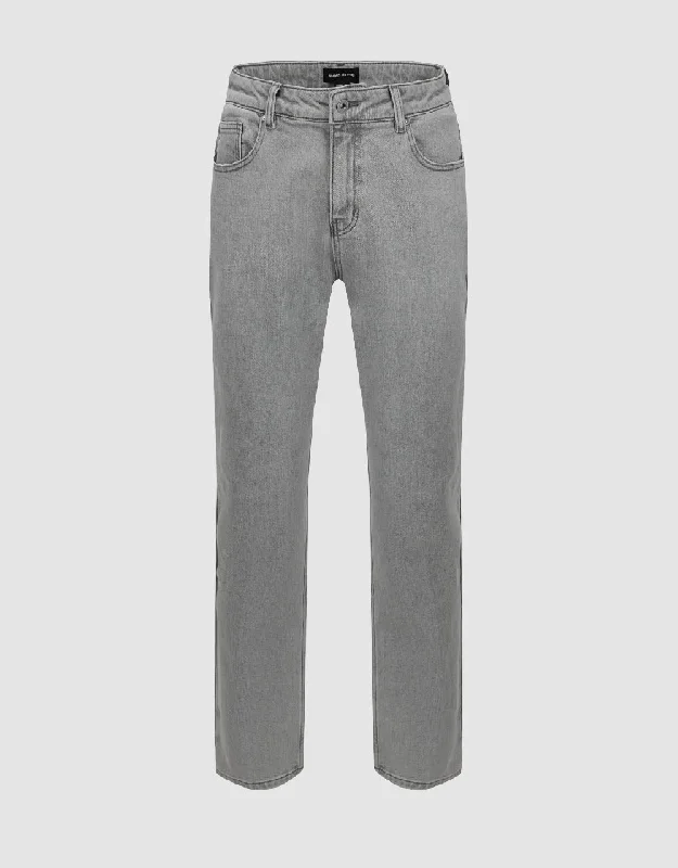 Straight Jeans Elegant Wide-Leg Jeans