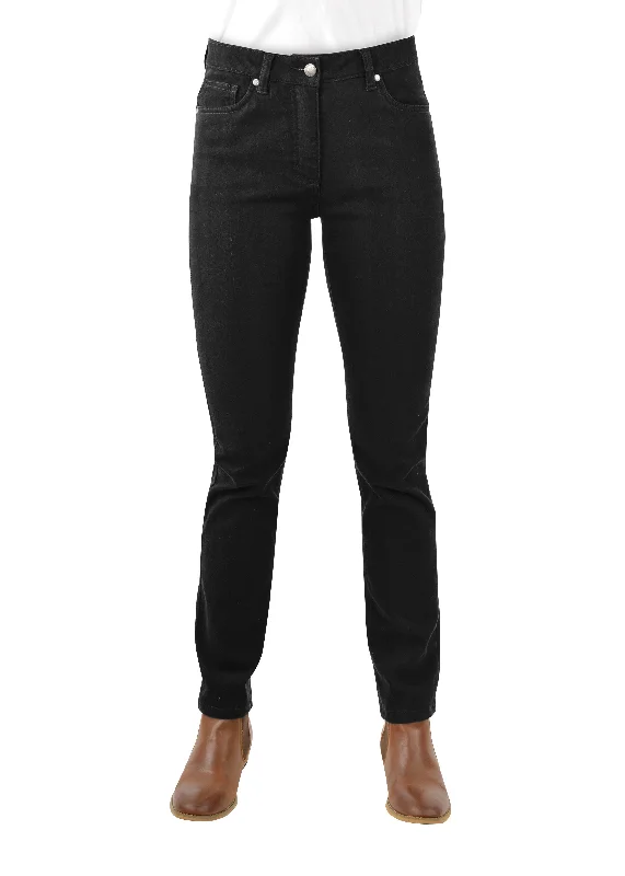 TCP2215171 Thomas Cook Women's Coloured wool denim jeans - Black