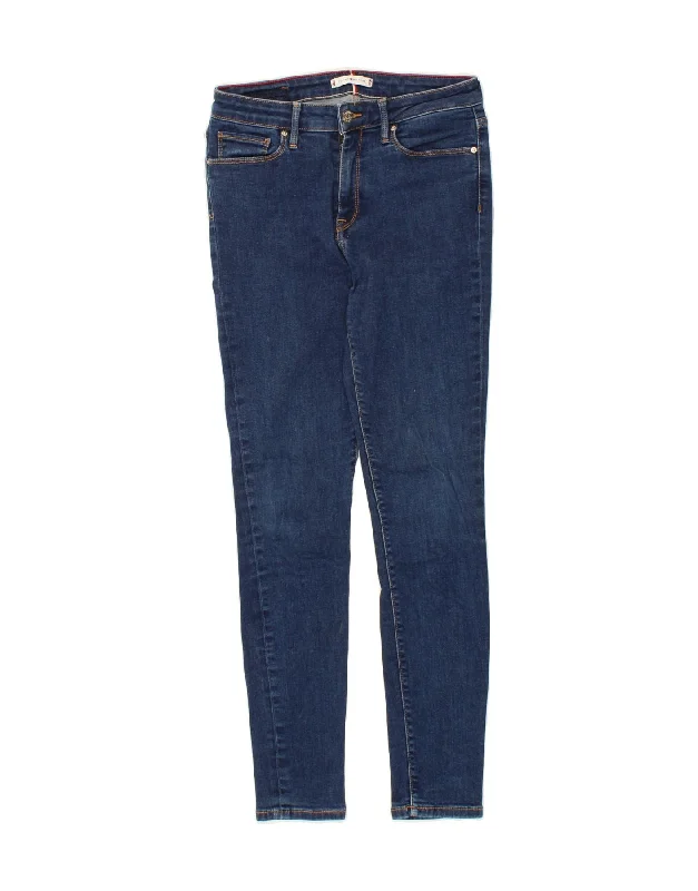 TOMMY HILFIGER Womens Skinny Jeans W28 L28  Blue Cotton Casual Light Wash Jeans