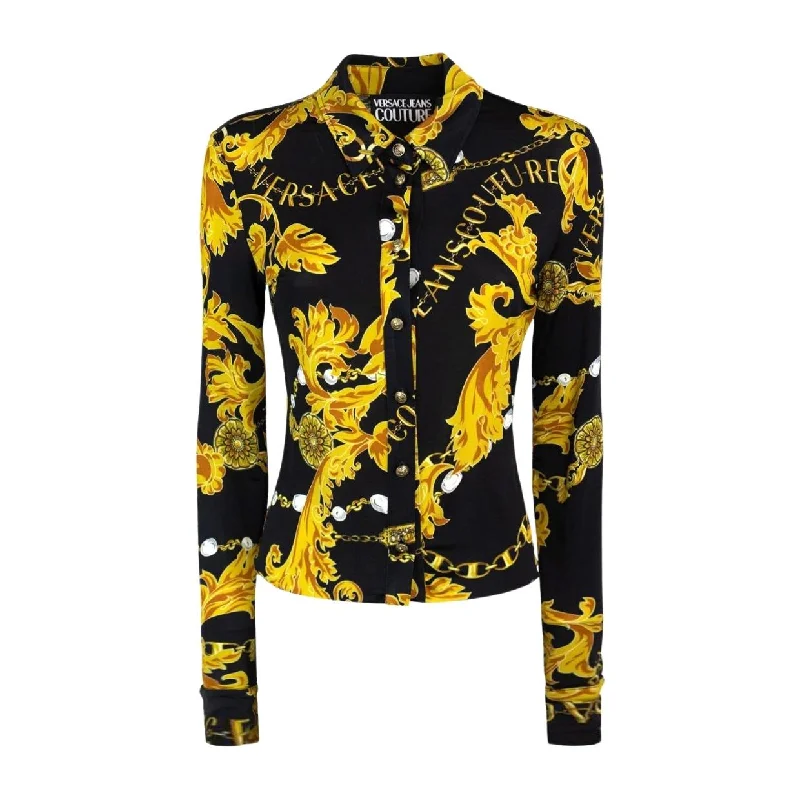 Versace Jeans Couture Chain Couture Shirt Casual Skinny Fit Jeans