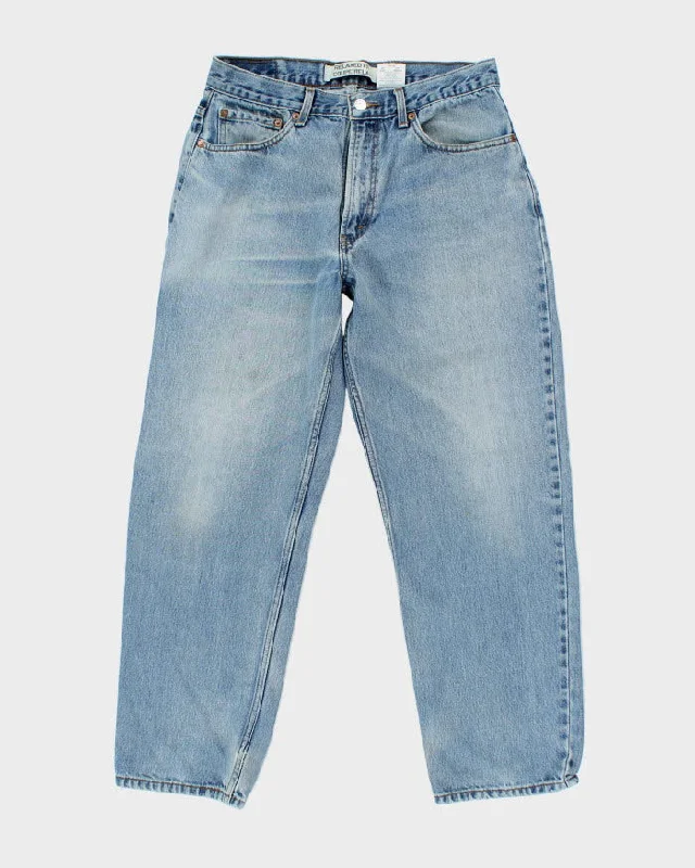 Vintage 90s/00s Levi's Relaxed Fit Light Wash Jeans - W34 L30 Trendy Wide-Legged High-Waist Jeans