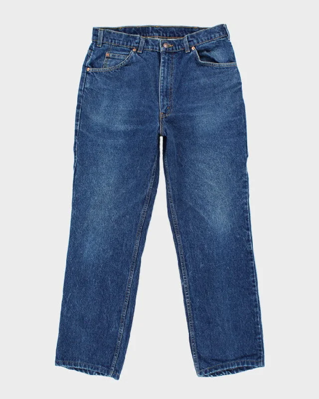 Vintage 90s Levi's 619 Orange Tab Dark Wash Jeans - W34 L30 Comfortable Drawstring Waist Jeans Vintage 90s Levi's 619 Orange Tab Dark Wash Jeans - W34 L30 Comfortable Drawstring Waist Jeans