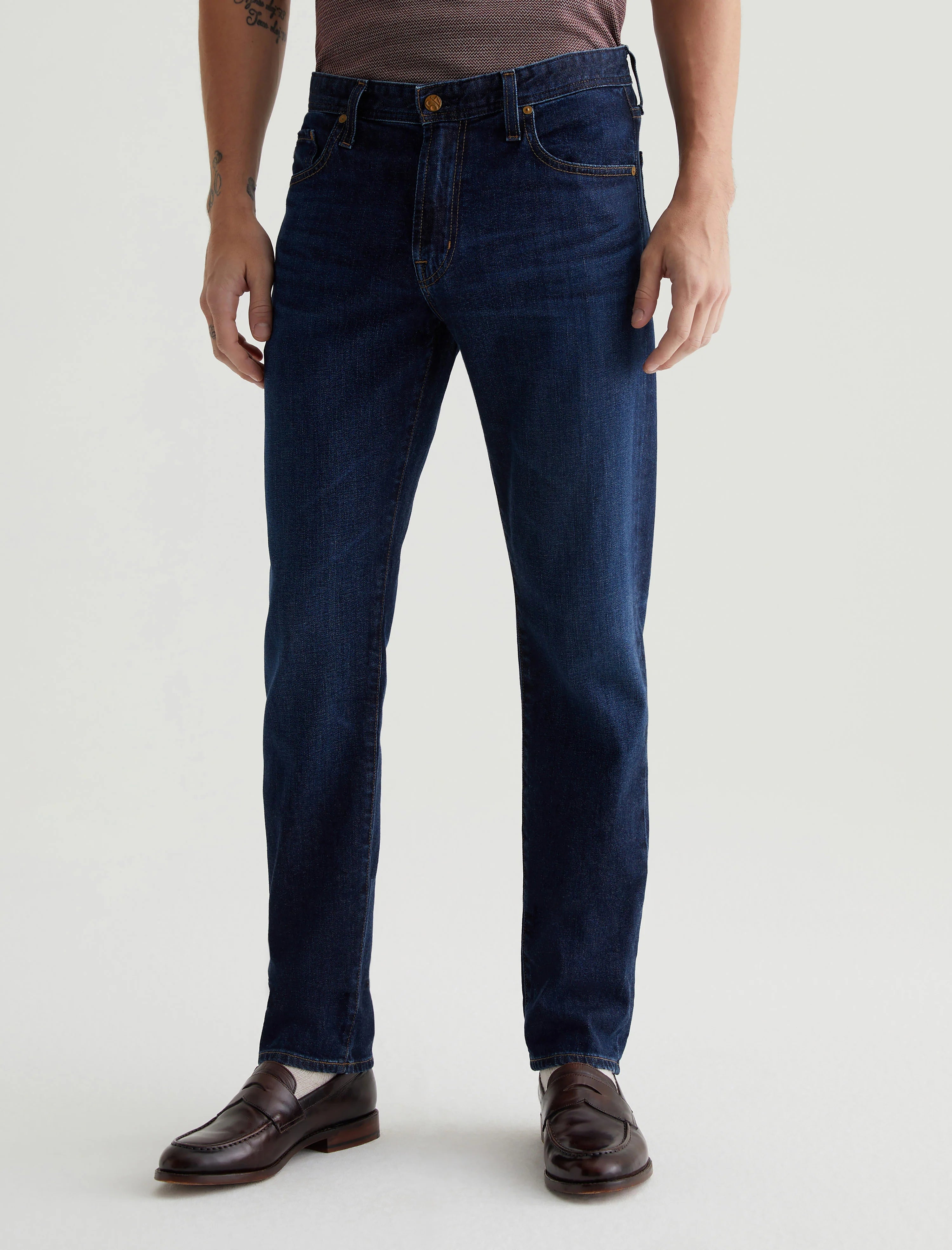 AG Jeans Mens Tellis Comfortable Folded Hem Jeans