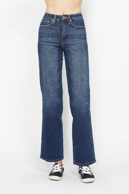 Judy Blue Full Size High Waist Tummy Control Jeans Classic Black Denim Jeans
