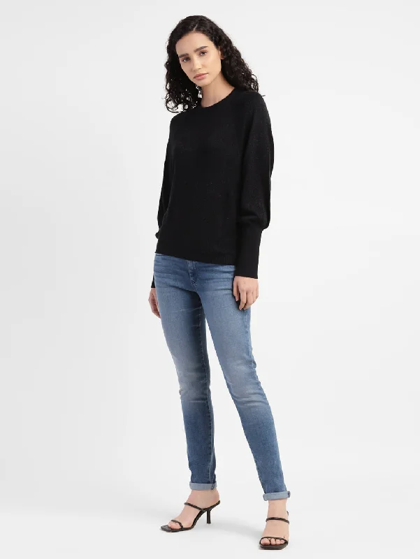 Women's Mid Rise 711 Skinny Fit Jeans Comfortable Flare Leg Jeans