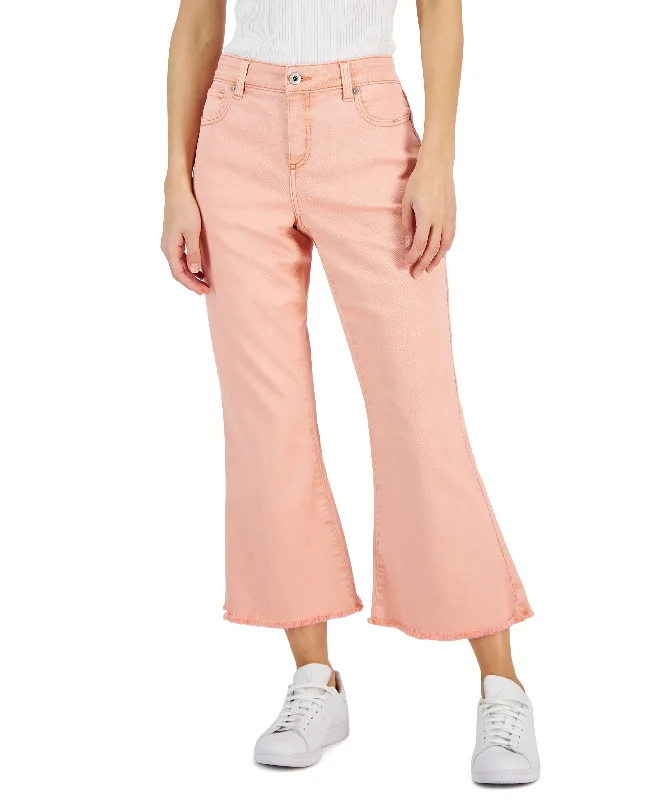 Women's Mid-Rise Cropped Flare-Leg Jeans