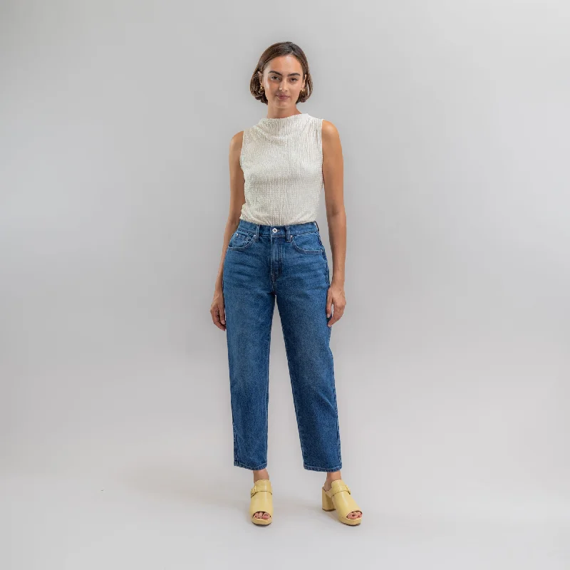 True Mom Jeans Cozy Tencel Blend Denim Jeans